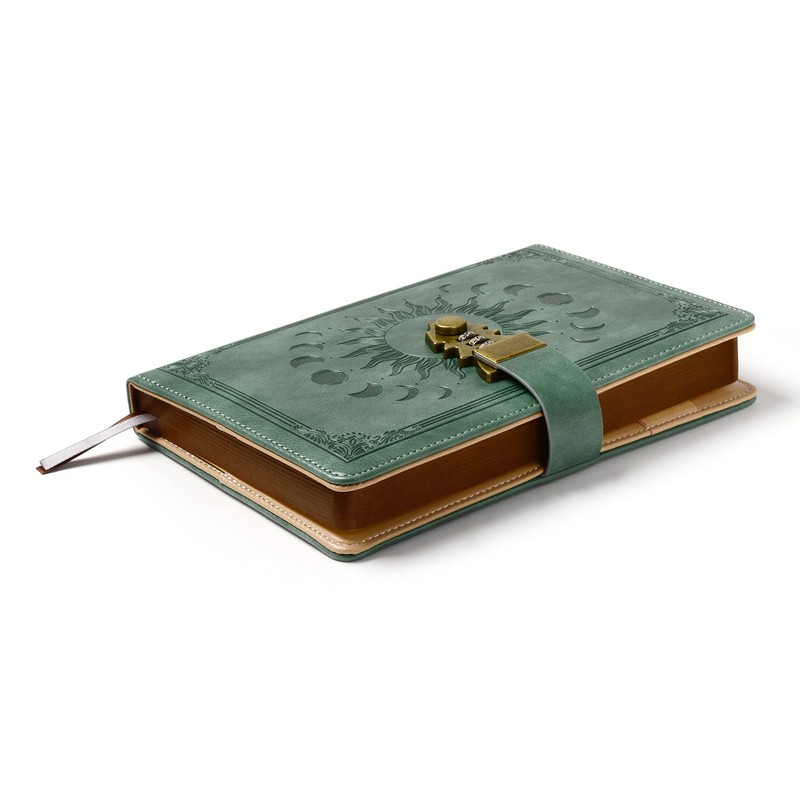ZXHQ Lock Diary with Pen, Secret Diary with Lock, A5