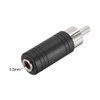 sourcing map 2 Pcs RCA Male to 3.5mm Female Stereo