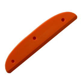 CENTURY Skateboard tail bone style Skid Plate, ORANGE 8 inch