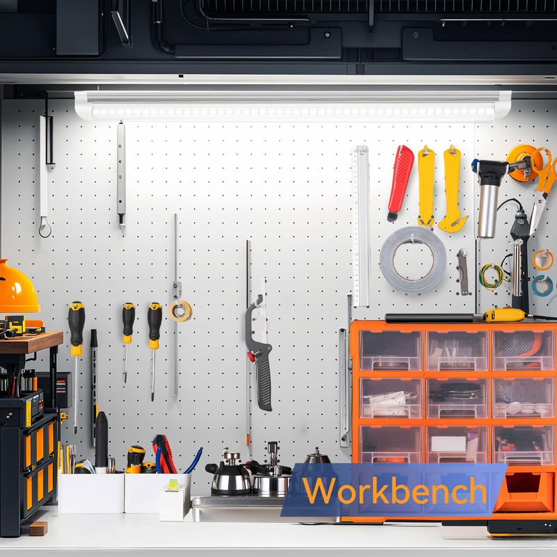 CNSUNWAY 1.5FT LED Shop Light, 20W High-Efficiency Under Cabinet Lighting