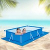 16.4x9.8Ft Rectangular Pool Ground Cloth Waterproof PE Above Ground Swimming