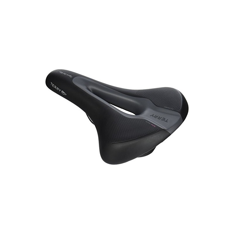 Ergon Women's Figura Gel Max Bike Saddle, Black, L