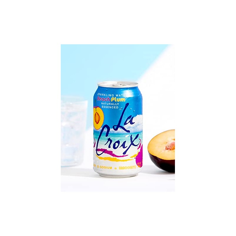 LaCroix Sparkling Water, Beach Plum, 12 Fl Oz (pack of