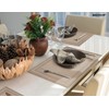 Heat-Resistant Crossweave Woven Dinning Table Set of 8 Placemat PVC