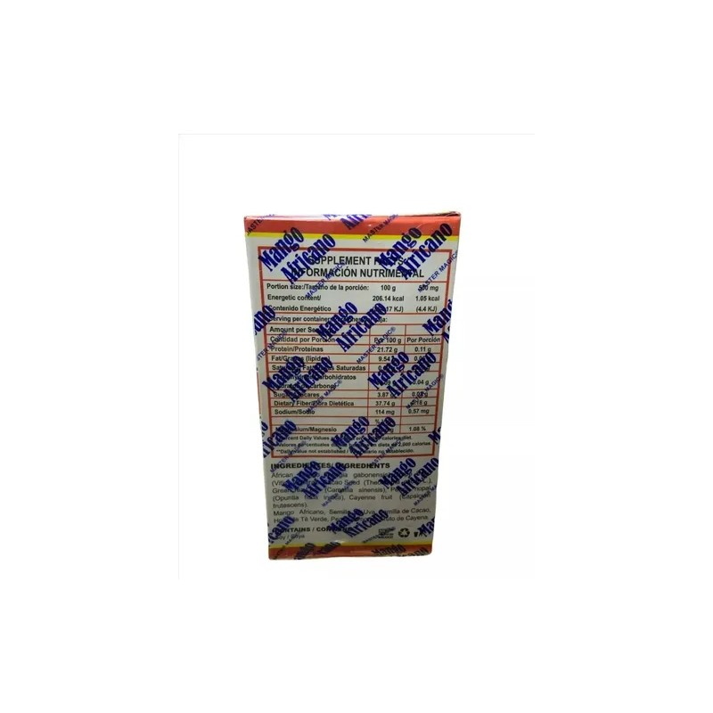 Mango Africano Reforzado Master Magic Suplemento 30 Capsulas