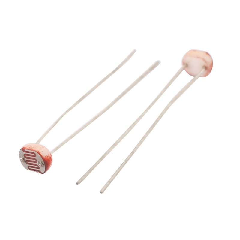 uxcell 4Pcs 5549 Photoresistor LDR CDS 5mm Light-Dependent Resistor Sensor