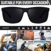 Arjien Polarized Sunglasses for Men UV400 Protection Square Mens Sun