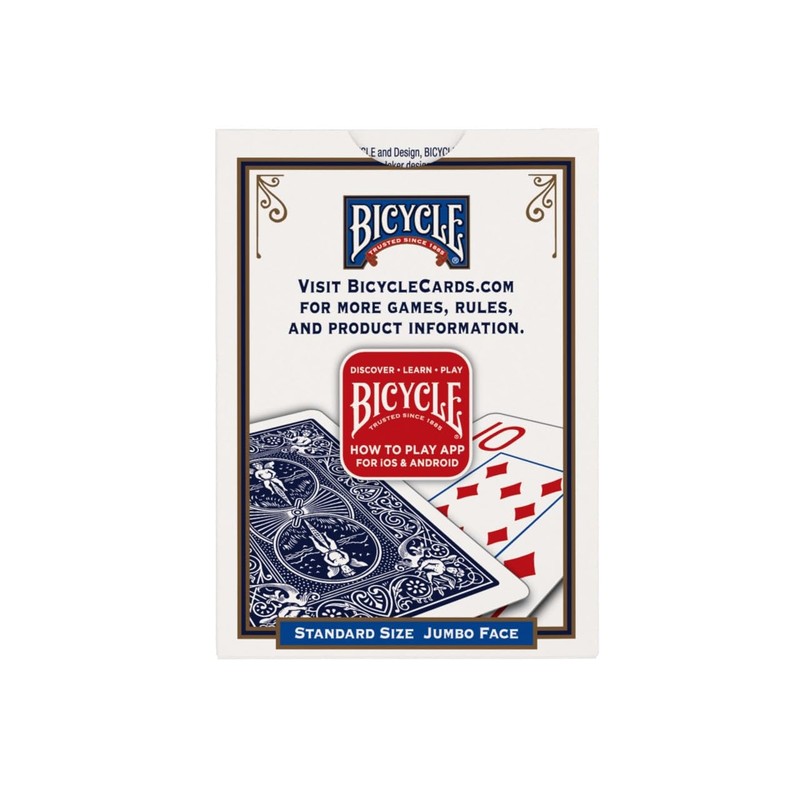 Bicycle Jumbo Index Playing Cards, 12 Pack Bulk Set of