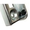 UHRIG 40 mm strike plate, galvanised gate stop for garden