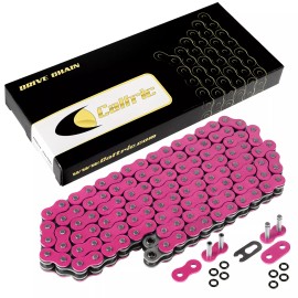 Caltric Pink O-Ring Drive Chain for Yamaha Blaster 200 YFS200 1988-1996