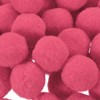 MECCANIXITY Pom Felt Balls Felting Fabric 2.5cm 25mm Light Red