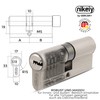 GERCAR Pro Locking System DIY Mix Profile Cylinder 30/35 Locking