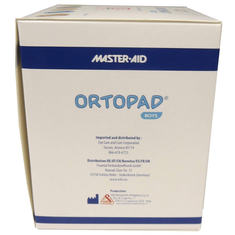 Ortopad Boys Eye Patches, 1 Pack of 50 Patches (Regular)