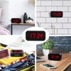 Alarm Clock, LED Digital Clock, Small Wall Clock, Battery Operated,