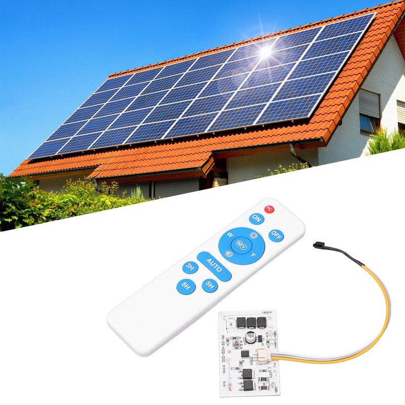Solar Circuit Board Set Compatible with Lithium Batteries Solar Timing