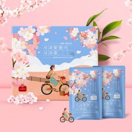 Post Office Shopping Apple 100% Apple Blossom Scent Apple Juice (Cherry Blossom Edition) 100ml x 30 Packs / 우체국쇼핑 사과100% 사과꽃향기 사과즙 (벚꽃에디션) 100ml x 30팩