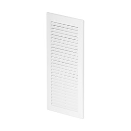Air Vent Grille Cover 150 x 310mm (6 x 12.5inch) White Ventilation Cover by Awenta