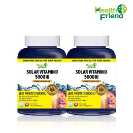 Solar Vitamin D 5000IU 12-Month Supply D3 Supplement / 솔라 비타민D 5000IU 12개월분 D3 영양제