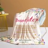 Daughter Gifts from Mom Dad - Daughter's Birthday Gift Blanket,