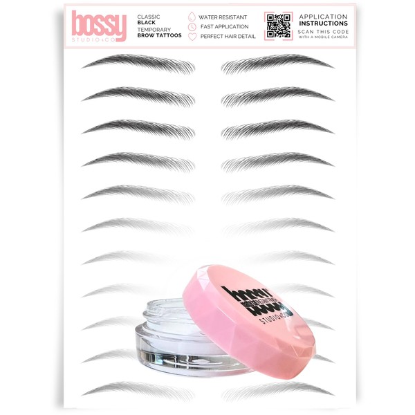 Brows by Bossy Studio & Co Temporary Eyebrow Tattoos with
