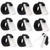 Retaining straps, set of 8 fastening straps and clips, attachment