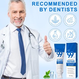 Hydroxyapatite Toothpaste Regenerate 9.9% Hydroxyapatite Enamel Care Toothpastes Fluoride-Free Formula with Gentle Mint Repair Sensitivity Relief Cavity Prevention Long-Lasting Fresh Breath (2pcs)