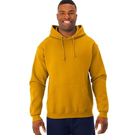 Jerzees Adult NuBlend® Fleece Pullover Hooded Sweatshirt L Mustard Heather