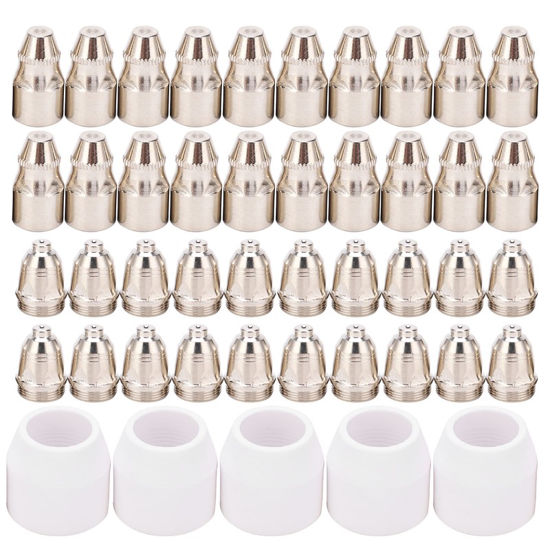 Plasma Consumable Kit P80 Electrode Tip Ceramic Nozzle Set Accessories