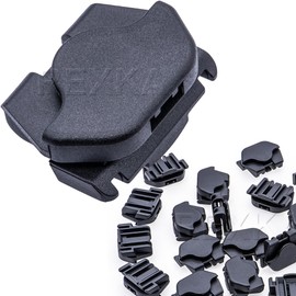 Rexka 30pcs Fender Liner Retainer Clips for Nissan Infiniti - Black Nylon, 31mm x 30mm x 11mm, Clip-On, Industrial Grade, Vehicle Maintenance