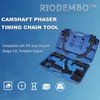 RIODEMBO Camshaft Phaser Timing Chain Tool, Crankshaft Pulley Wrench Compatible