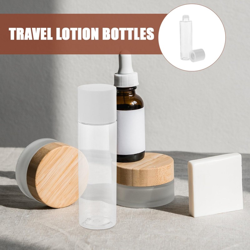 Ipetboom 4pcs Travel Bottles for Toiletries 150ml Shampoo and Conditioner
