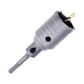 50mm / 2 inch Concrete Hole Saw with 110mm (4.33 inch) SDS Plus Shank Connecting Rod Cement Hole Saw for Concrete Cement Brick Stone Wall (50mm)