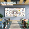 4E's Novelty 46 Pcs "Everyone is Welcome" Boho Classroom Bulletin