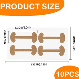 Pack of 40 Toenail Correction Patches, Ingrown Toenails, Nail Correction Clip, Patch Toenail, Toenail Plaster for Treating Ingrown Toenail