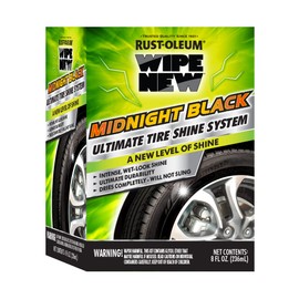 Wipe New Rust-Oleum 381405 Midnight Black Ultimate Tire Shine System