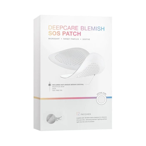 SKIN Inc Deepcare Blemish SOS Pimple Patches for Face -