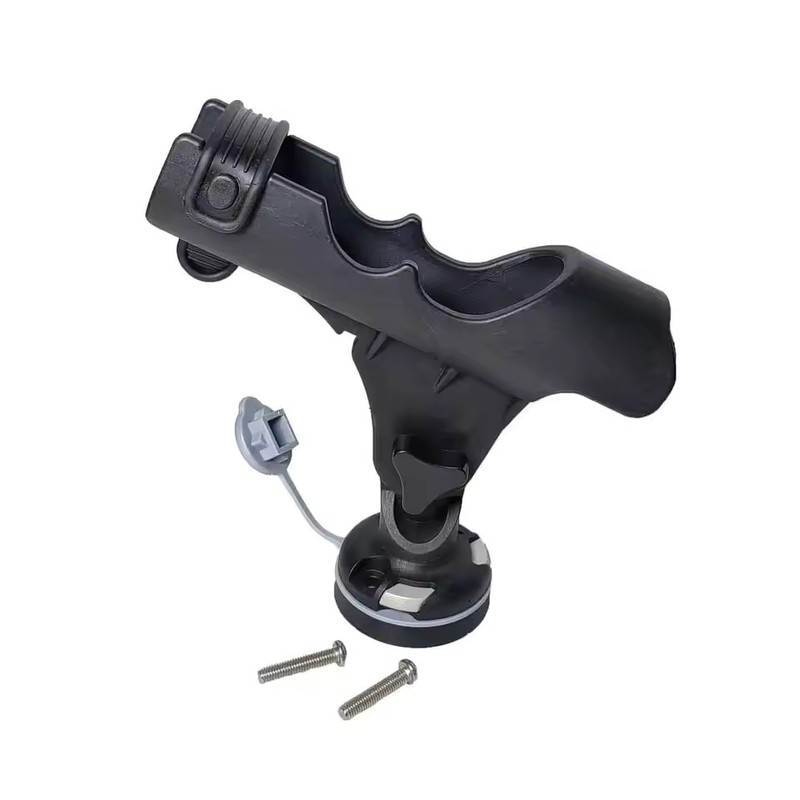 360° Adjustable Kayak Fishing Rod Holder with Flat, Rail, Round