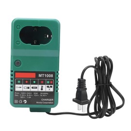 Fafeicy Battery Charger, MT1008 Universal Electric Drill Battery Charger Universal Charger Power Tool Battery Charger 7.2/9.6/12/14.4/18V (US Plug 110-240V)