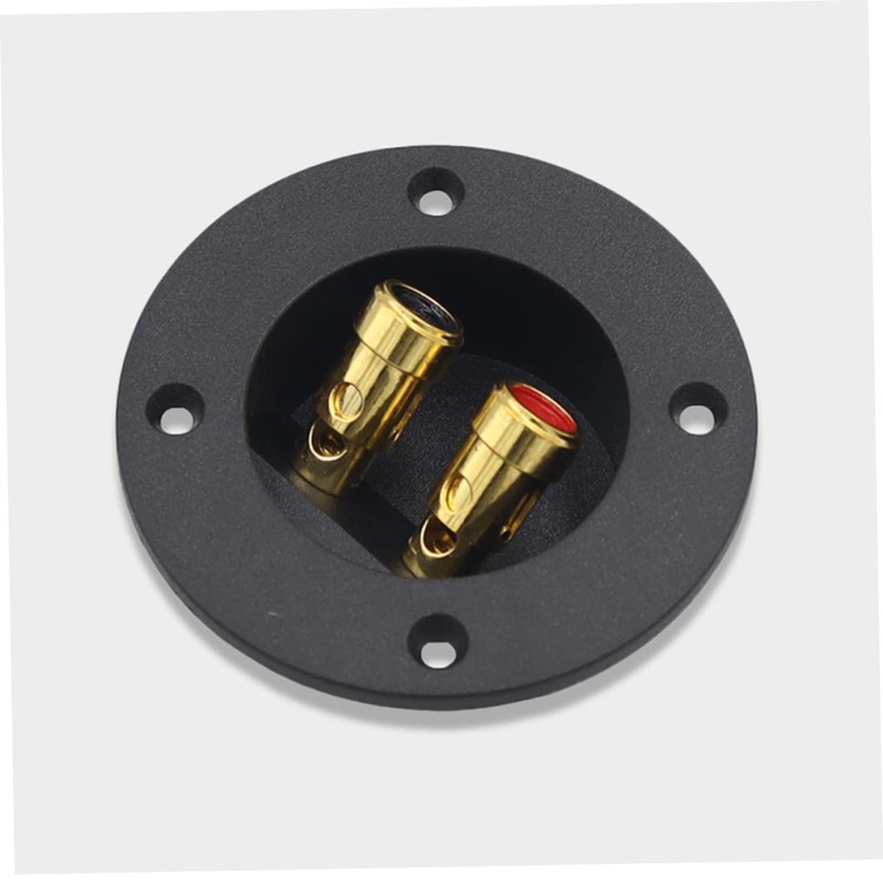 Operitacx 4pcs Round Speaker Terminal Binding Post Connector for Subwoofer
