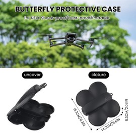 Case for DJI Neo Protection Storage for Neo Drone Storage Bag Accessories for DJI Neo Collision Protection Scratch-Resistant Black