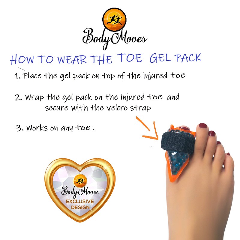 BodyMoves Exclusive Toe Hot & Cold ice Gel Pack -Reusable