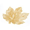 Hosoncovy 4 Pack PVC Placemats Maple Leaf Placemats Waterproof Oilproof