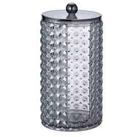 eKsdf Acrylic Cotton Pad Dispenser Cotton Pad Container with Lid Makeup Cosmetic Organiser Cotton Pads Box Cotton Pads Storage Box for Bathroom, Dressing Table, Bedroom