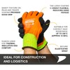 Benchmark 1 Pair Safety Thermal Work Gloves – Lightweight Nylon