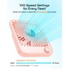Small Desk Fan Personal Fans，100Speed Adjustable Quiet Small Portable Fan,Intelligent