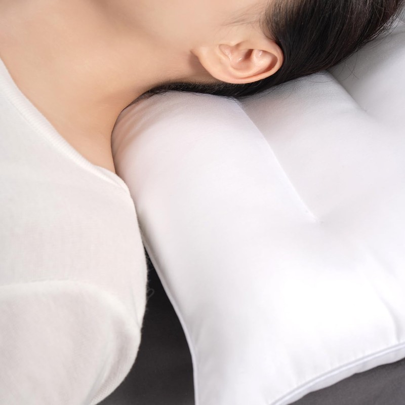 Pozino Flat Thin Pillows for Sleeping - Queen Size 1
