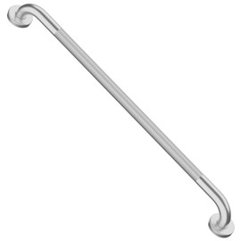 Brushed Nickel Shower Grab Bars 32 Inch, Anti Slip Grab Bar with Knurled Grip, Stainless Steel Bathroom Safety Balance Handrail, Wall Mounted Handicap Bar for Elderly, Textured Senior Grab Bar Handle