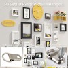 50 Sets Heavy Duty D Rings Picture Hangers - Galvanized