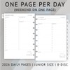 newestor 2026 Daily Planner Refills for 8-Discbound Planners - Daily