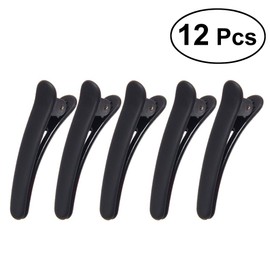 12pcs Black Hair Pins Hair Clips Clamps Crocodile Hair Clip Headwear for Girls Women (4.9 cm)